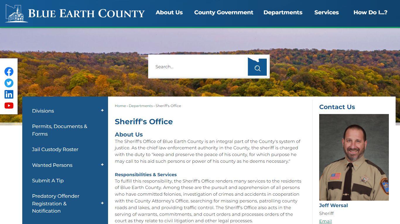 Sheriff's Office | Blue Earth County, MN - Official Website